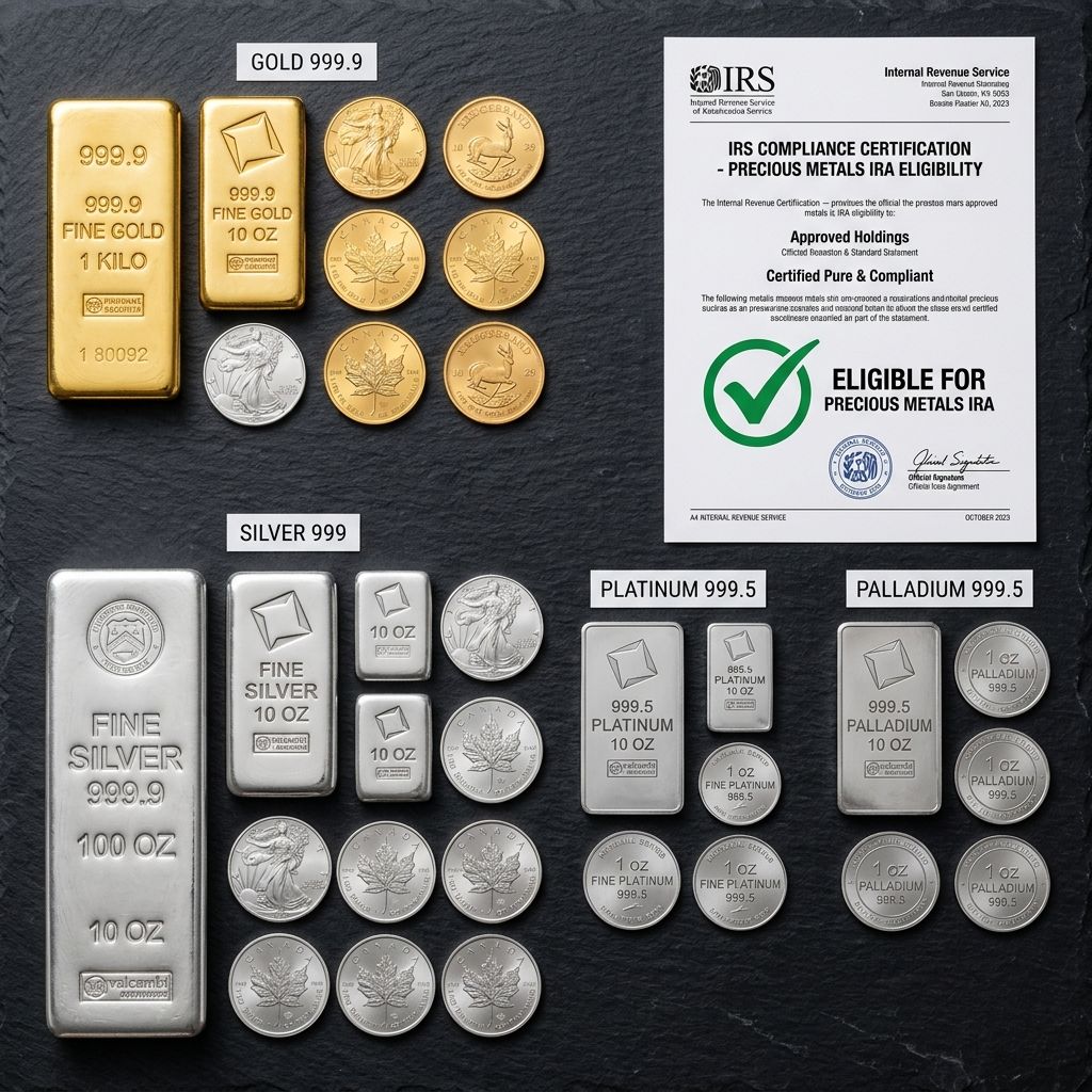 IRS-Approved Metals